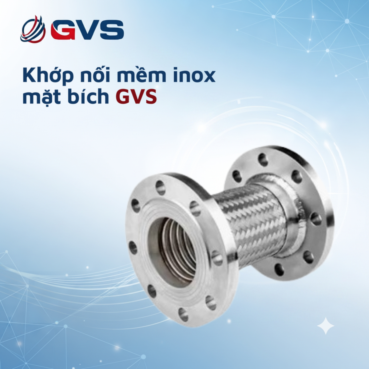 Khớp Nối Mềm Inox Mặt Bích Khớp Nối Mềm Inox Mặt Bích