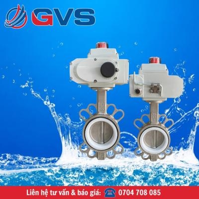 Van Bướm Inox Điều Khiển Điện