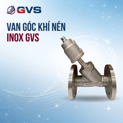 Van Xiên Mặt Bích Khí Nén
