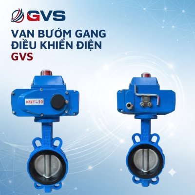 Van Bướm Gang Điều Khiển Điện