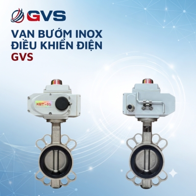 Van Bướm Inox Điều Khiển Điện