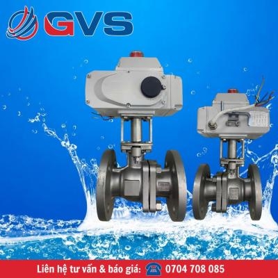 Van Bi Mặt Bích Điều Khiển Điện