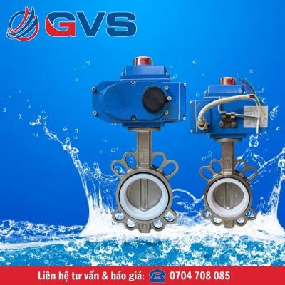 Van Bướm Inox Điều Khiển Điện