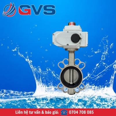 Van Bướm Inox Điều Khiển Điện