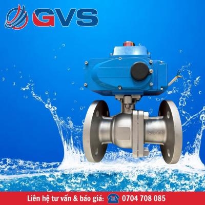 Van Bi Mặt Bích Điều Khiển Điện